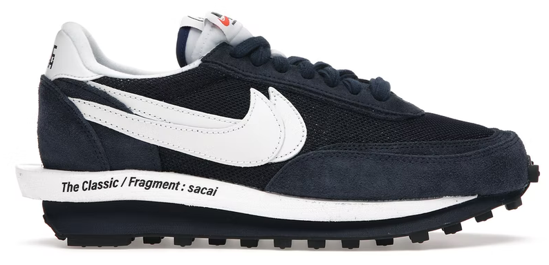 Nike LD Waffle Sacai x Fragment White Blue Kickstopshelf